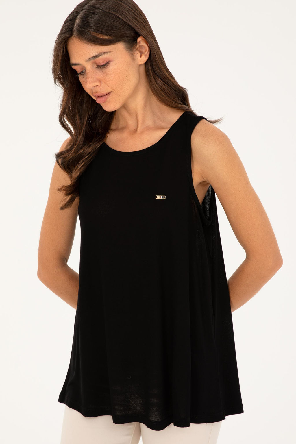 U. S. Polo Assn / Женская черная футболка - U.s. polo assn фото 10