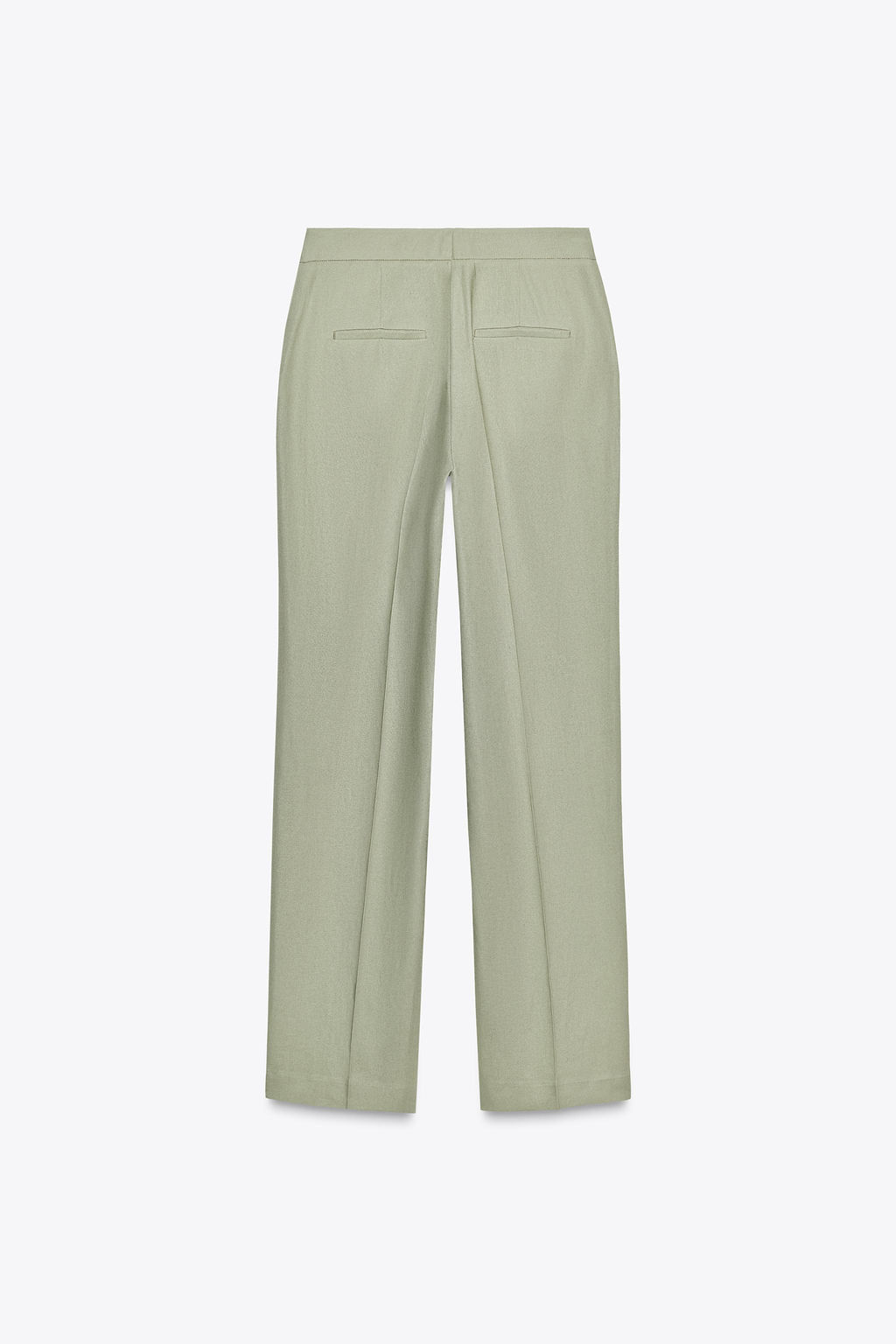 STRAIGHT-LEG LINEN BLEND TROUSERS - Zara фото 6