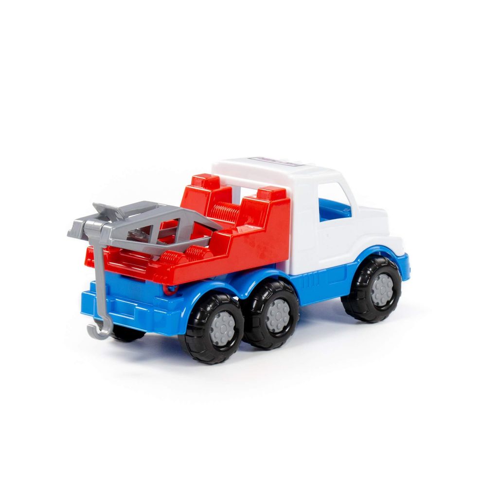 Гоша, автомобиль-эвакуатор (бело-синий) - Полесье фото 4