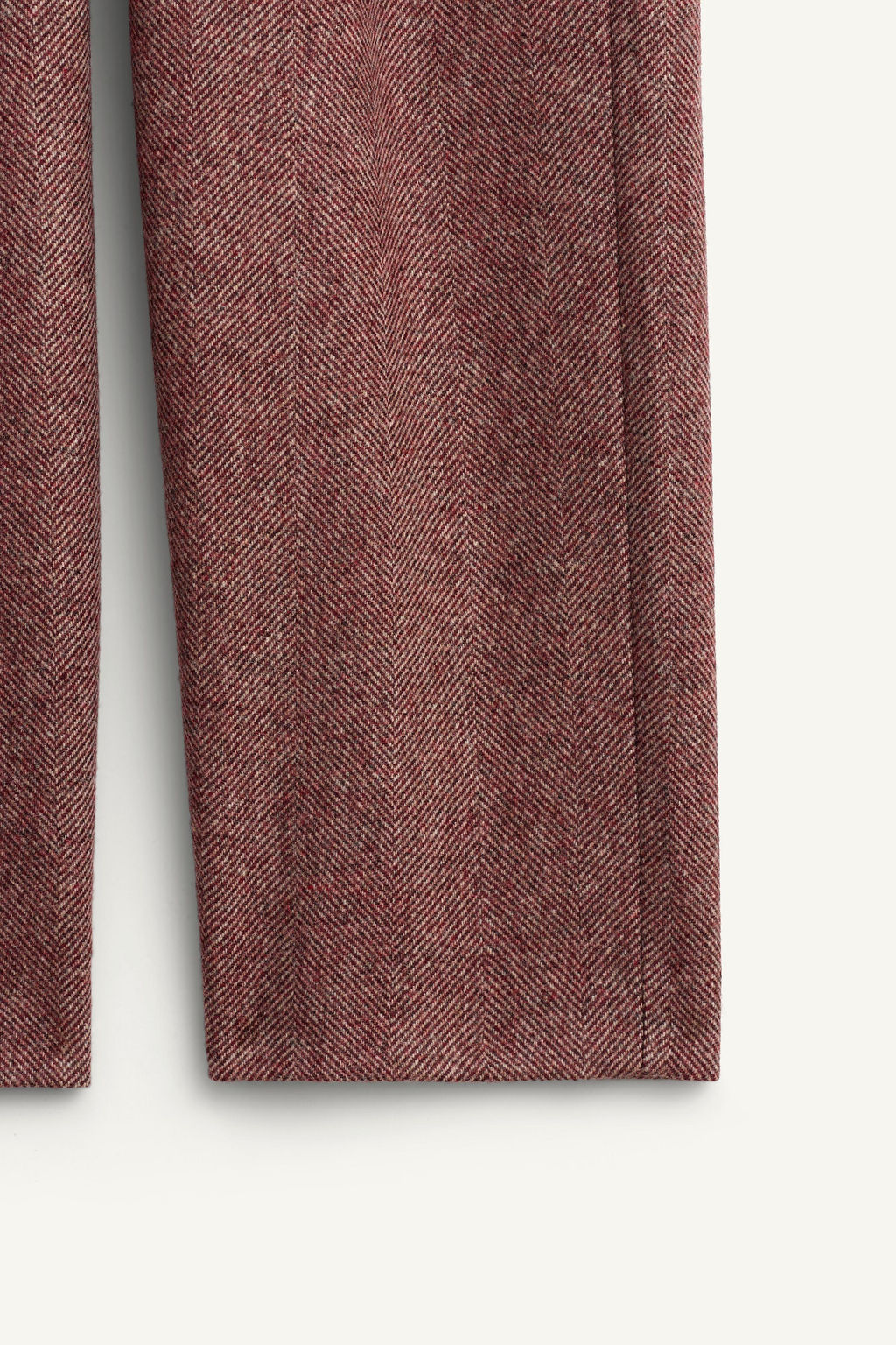LIMITED EDITION HERRINGBONE WOOL TROUSERS - Zara фото 10