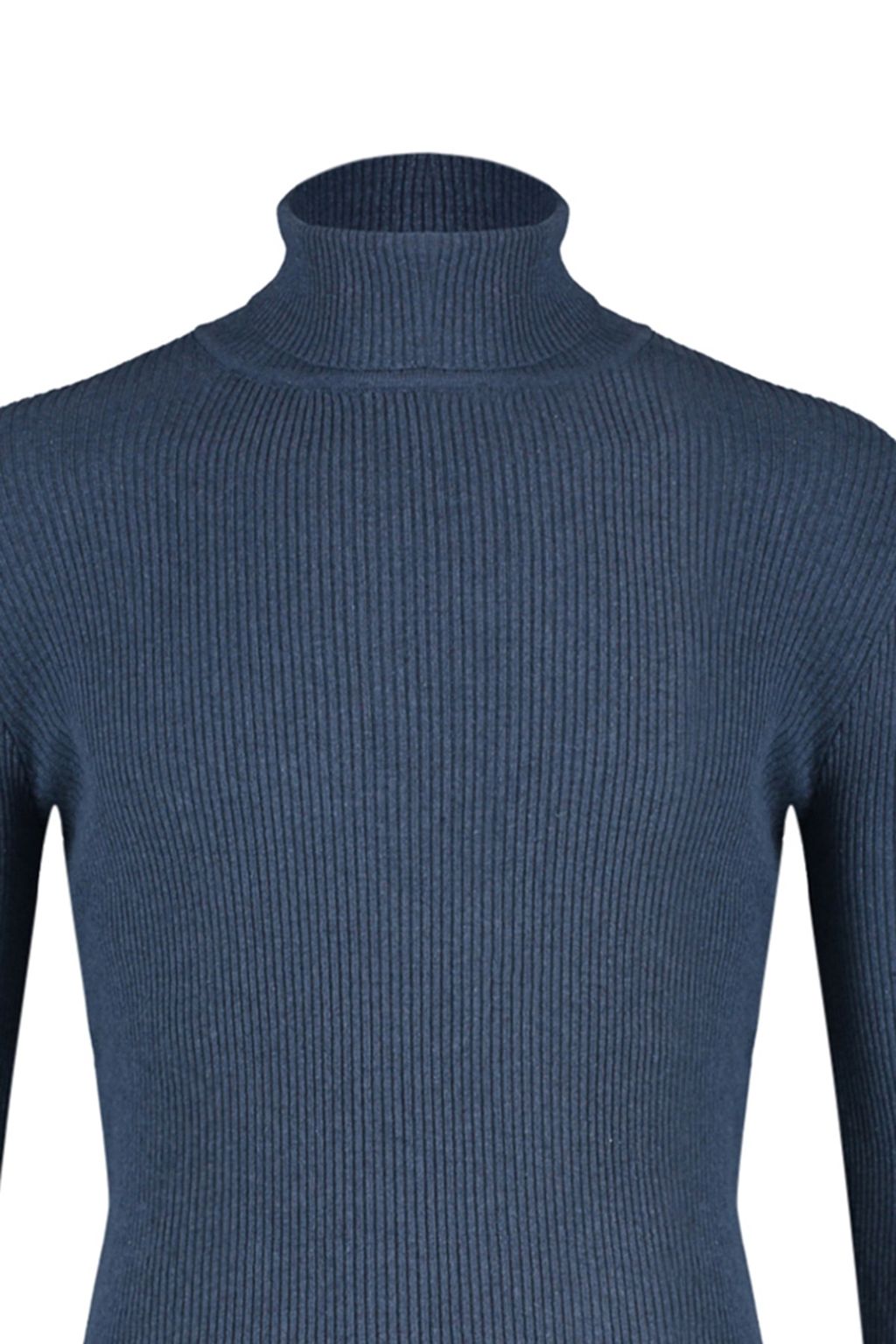 TRENDYOL MAN Lacivert Slim Fit Pamuklu Bal?kc? Yaka Fitilli Orgu Kazak TMNAW20MG0031 - Trendyolmilla фото 7