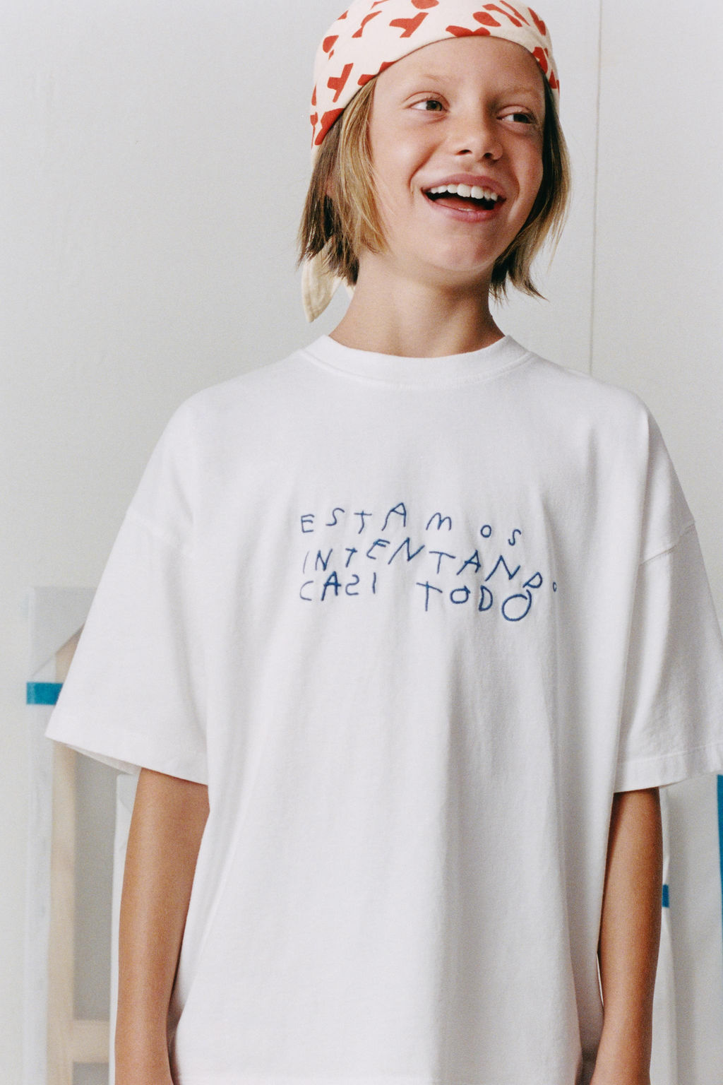 CAMISETA BORDADO Y ESTAMPADO CLARA CEBRIAN  / Blanco - Zara фото 6