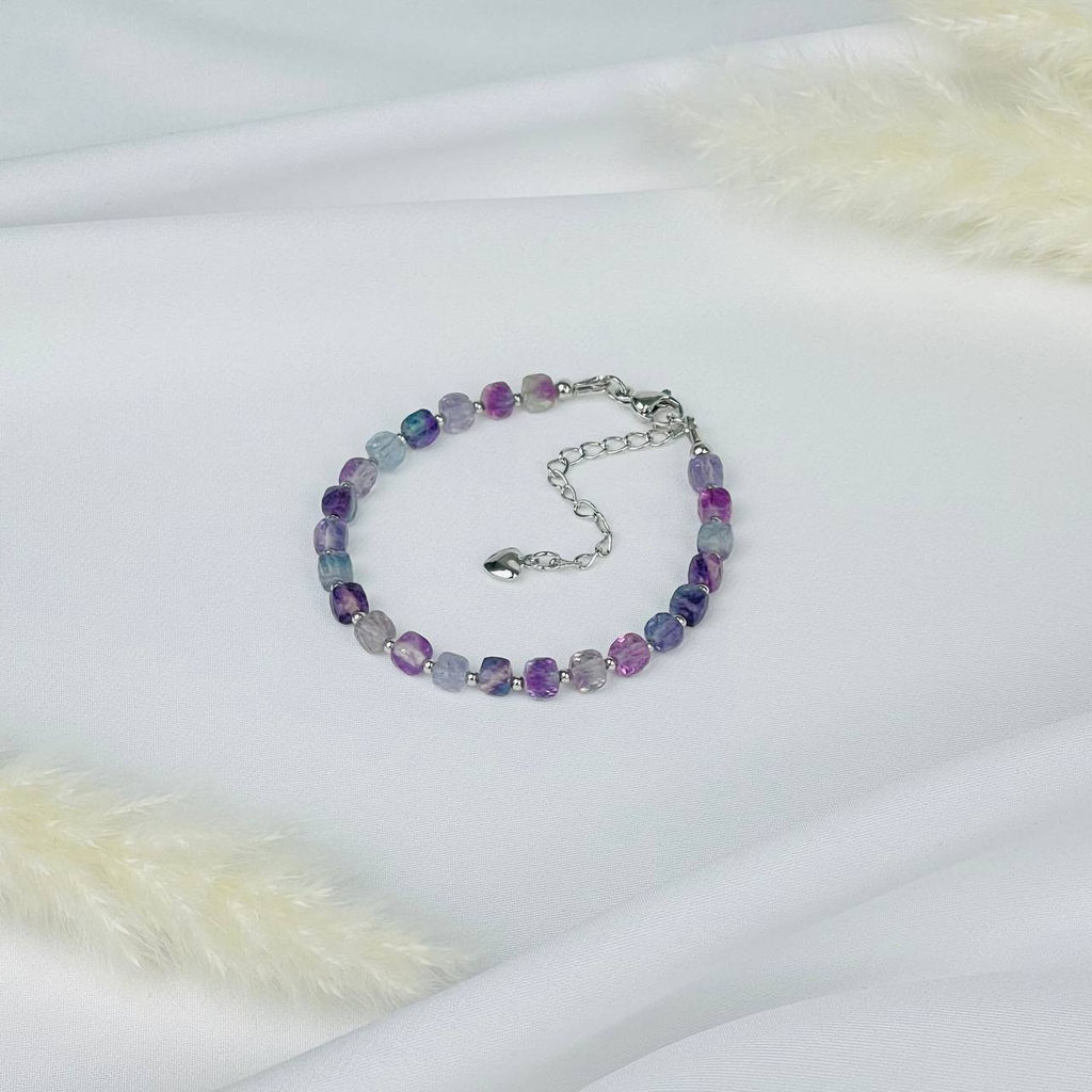 Браслет из Флюорита 16,5 см + - Радуга самоцветов фото 2