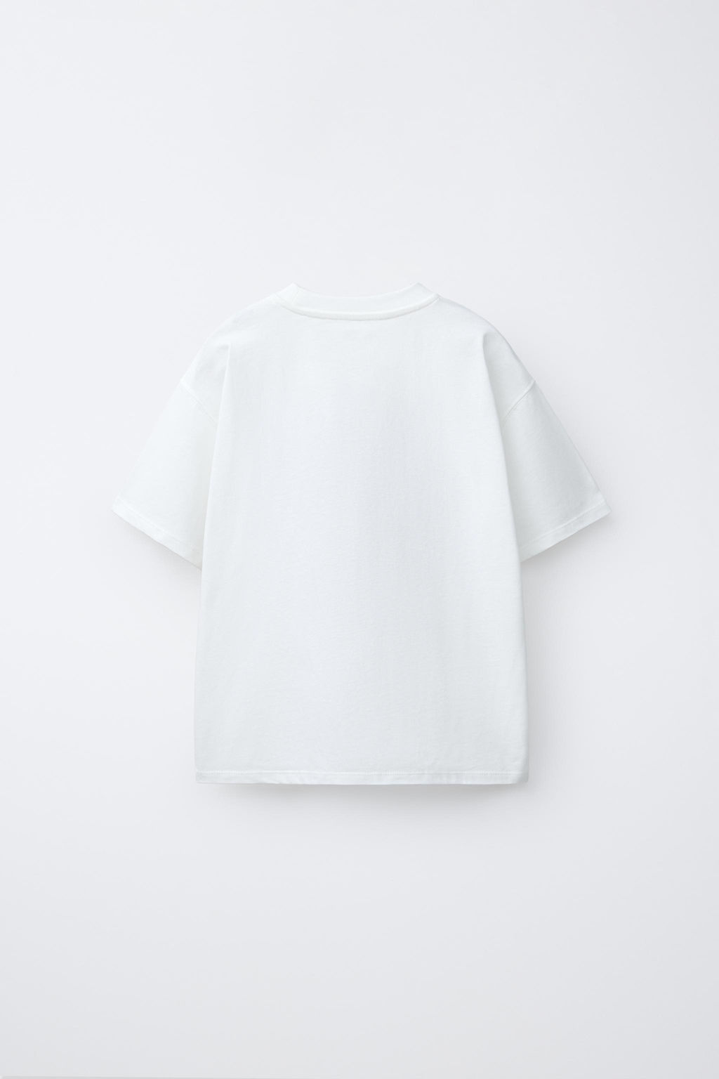 CAMISETA ESTAMPADO CORD?N BORDADO / Blanco roto - Zara фото 2