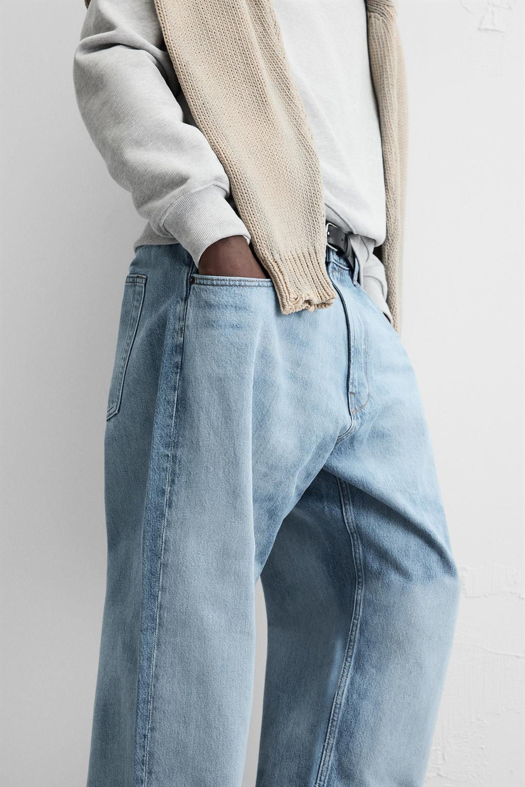 GRADIENT BAGGY FIT JEANS - Zara фото 7
