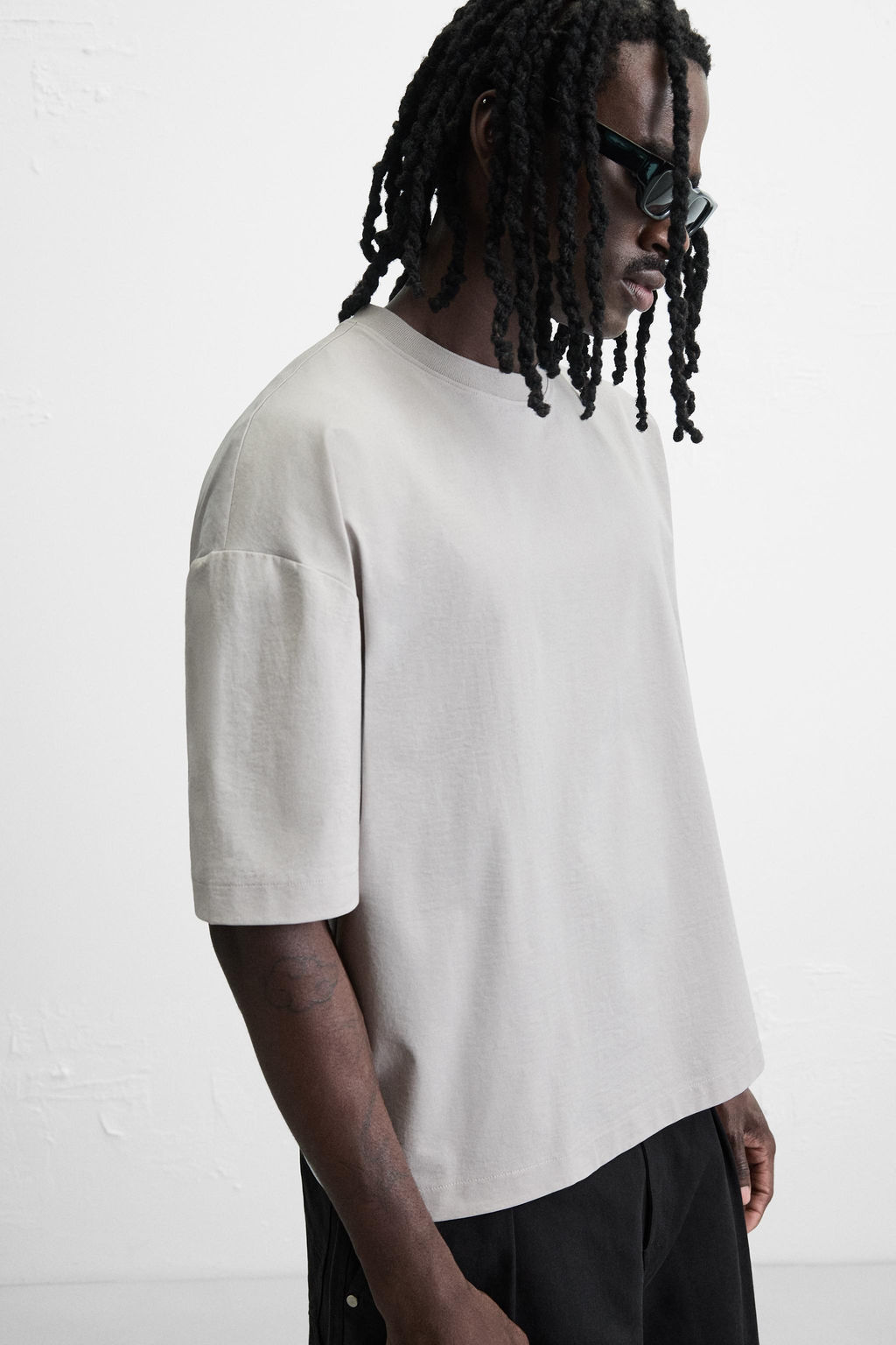 RELAXED FIT TECHNICAL T-SHIRT - Zara фото 5