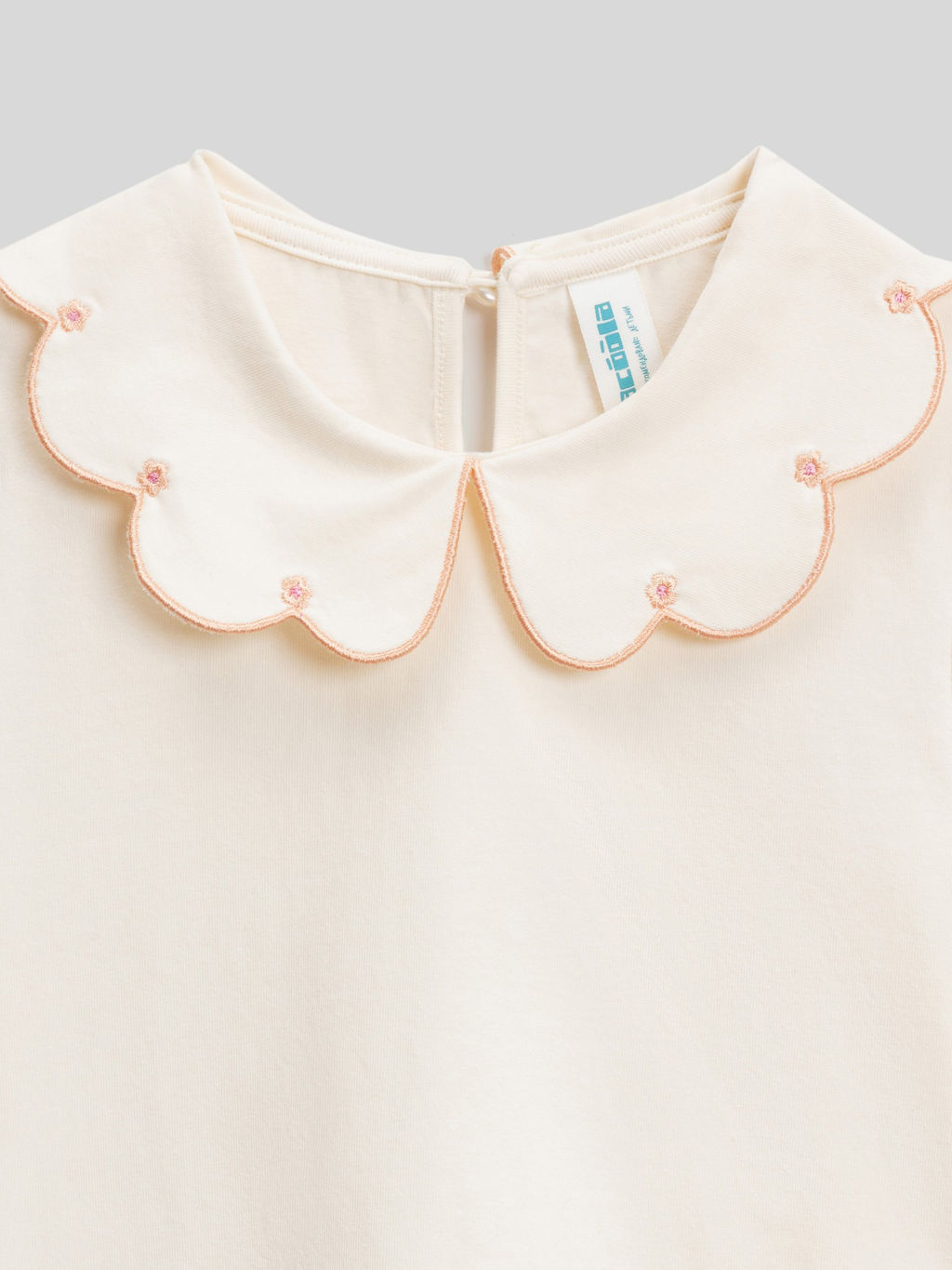 ACOOLA / Блузка детская для девочек Belen молочный  фото 4