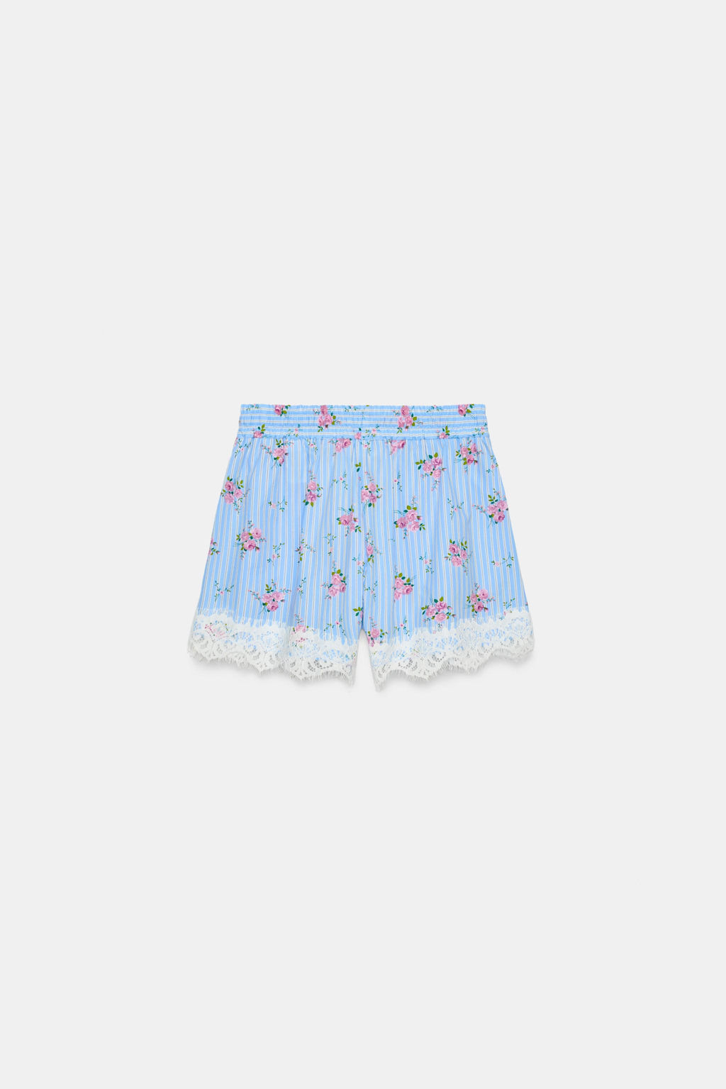 SHORTS RAYAS ENCAJE / rayas - Zara фото 7