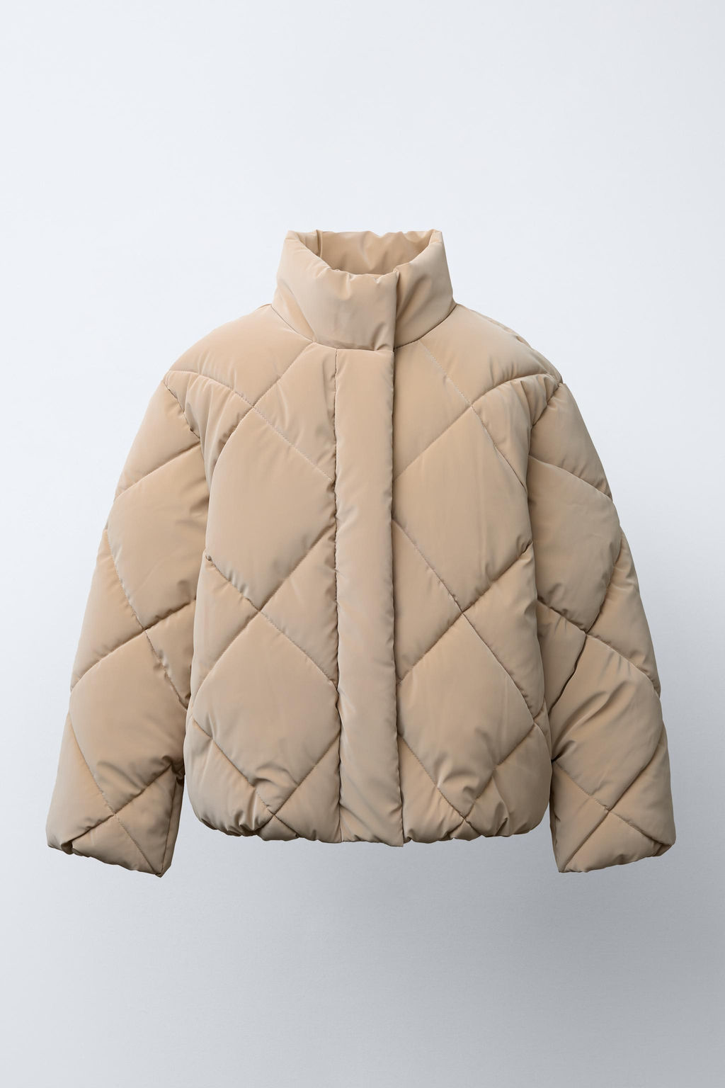 RUBBERISED PUFFER JACKET - Zara фото 13