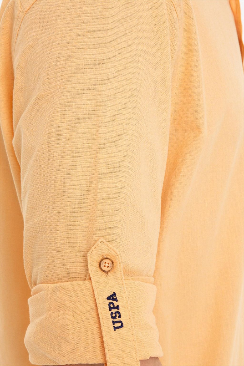 -50% Рубашка мужская оранжевая Uzunkol Basic - U.s. polo assn фото 7