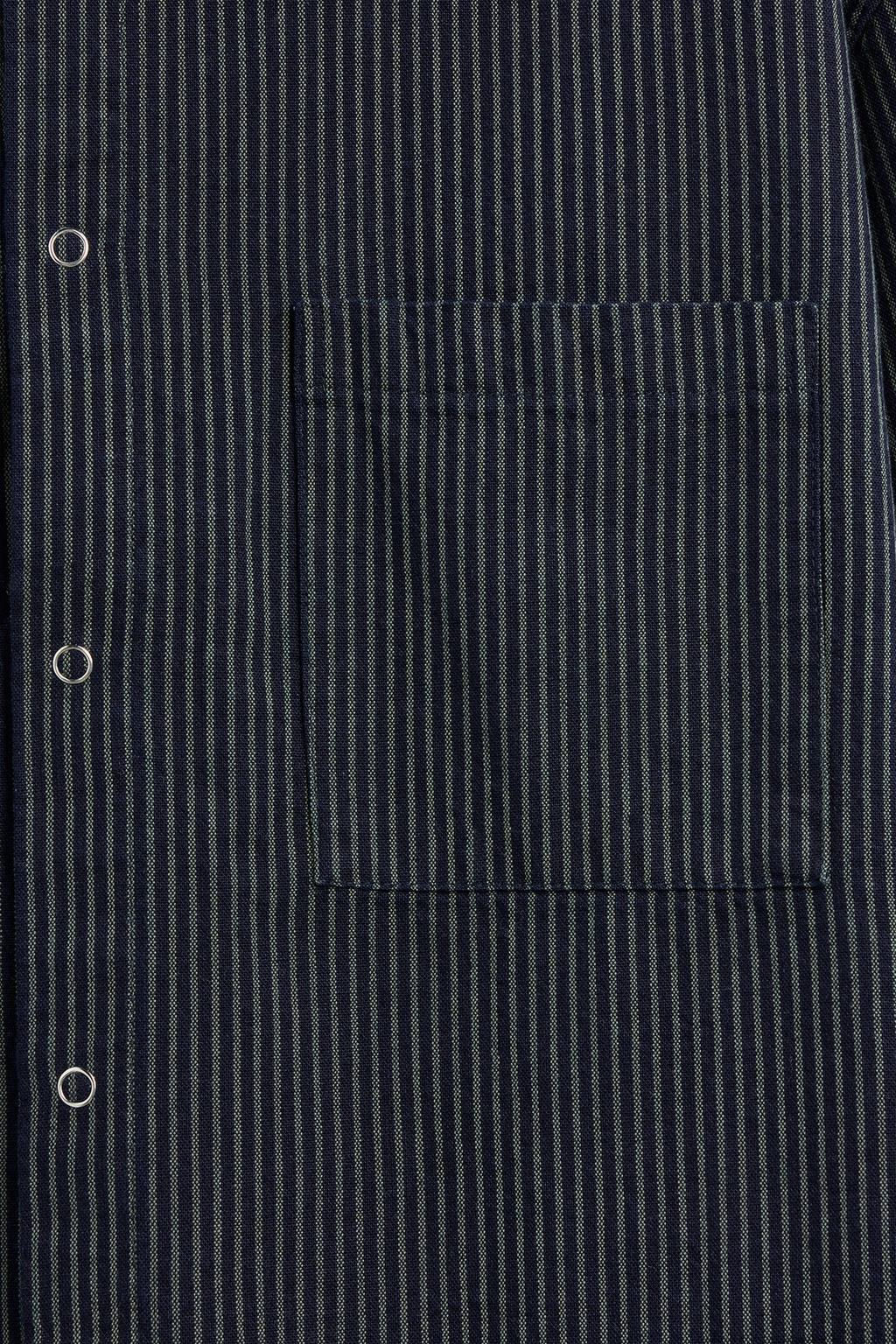 STRIPED DENIM SHIRT - Zara фото 9