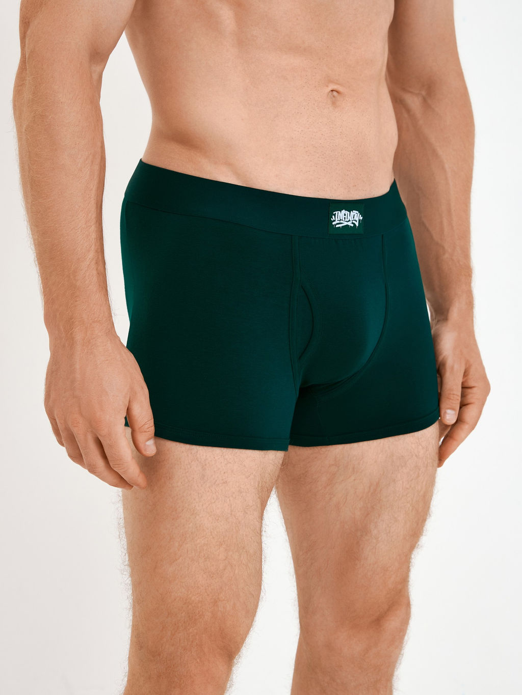 33104130004 Трусы боксер муж.в наборе из 3 шт Finn черно-зеленый - Infinity Lingerie фото 5