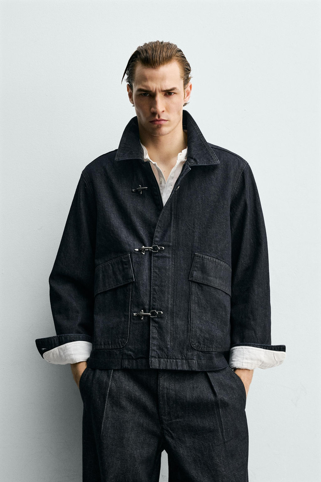 CAZADORA DENIM ALAMARES / ?ndigo - Zara фото 2