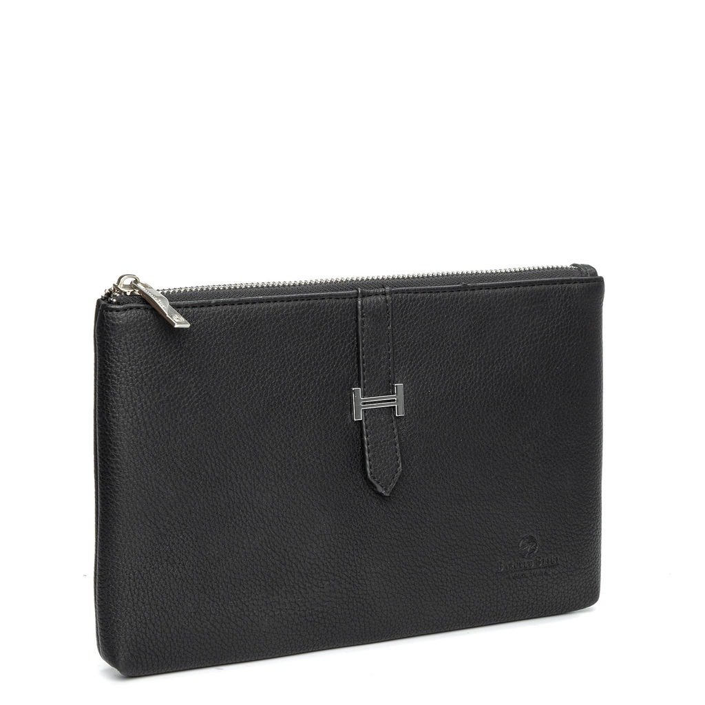 289-1 black, мужской клатч из экокожи Barcelo Biagi