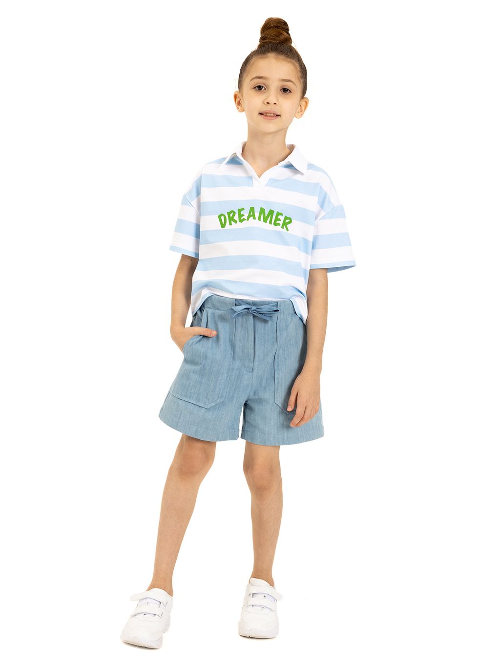 Джемпер д/дев. О55918 - Карамелли фото 3