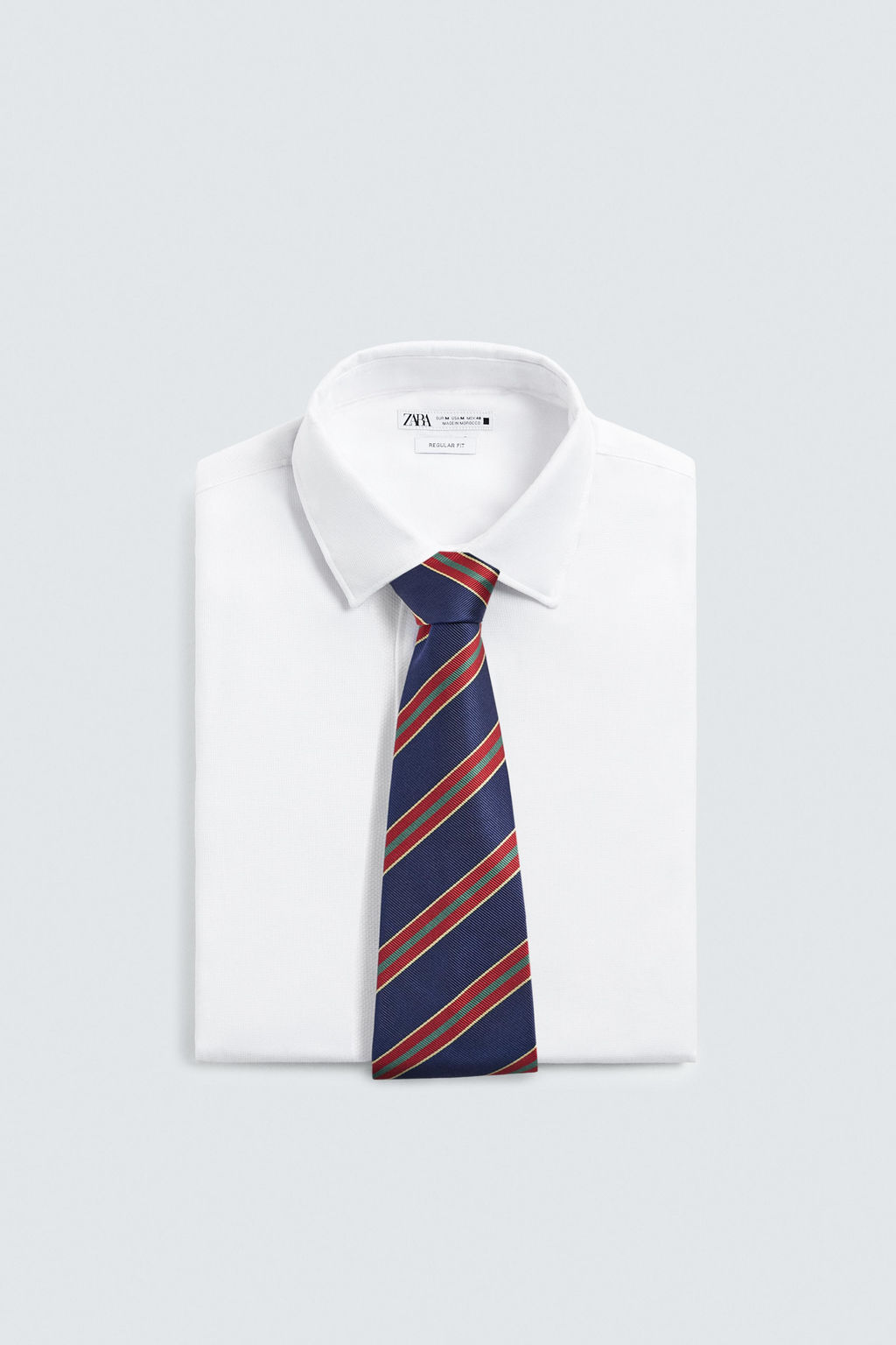 100% SILK STRIPED TIE - Zara фото 4