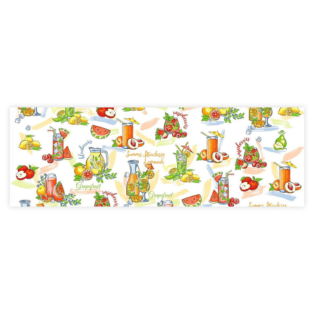 Скатерть-дорожка на стол 145х50см Лимонад, хлопок Комфорт 171г/м2, упаковка классическая 28х41см, Домашняя мода (Россия)  фото 2