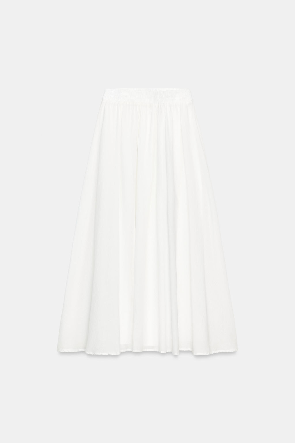 FALDA MIDI CAPA / Blanco - Zara фото 6