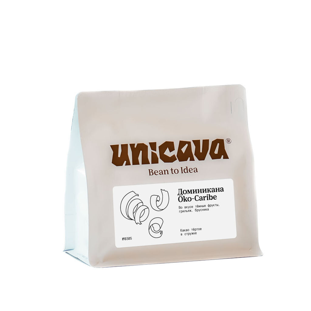 Доминикана Oko-Caribe, какао тёртое 100 %