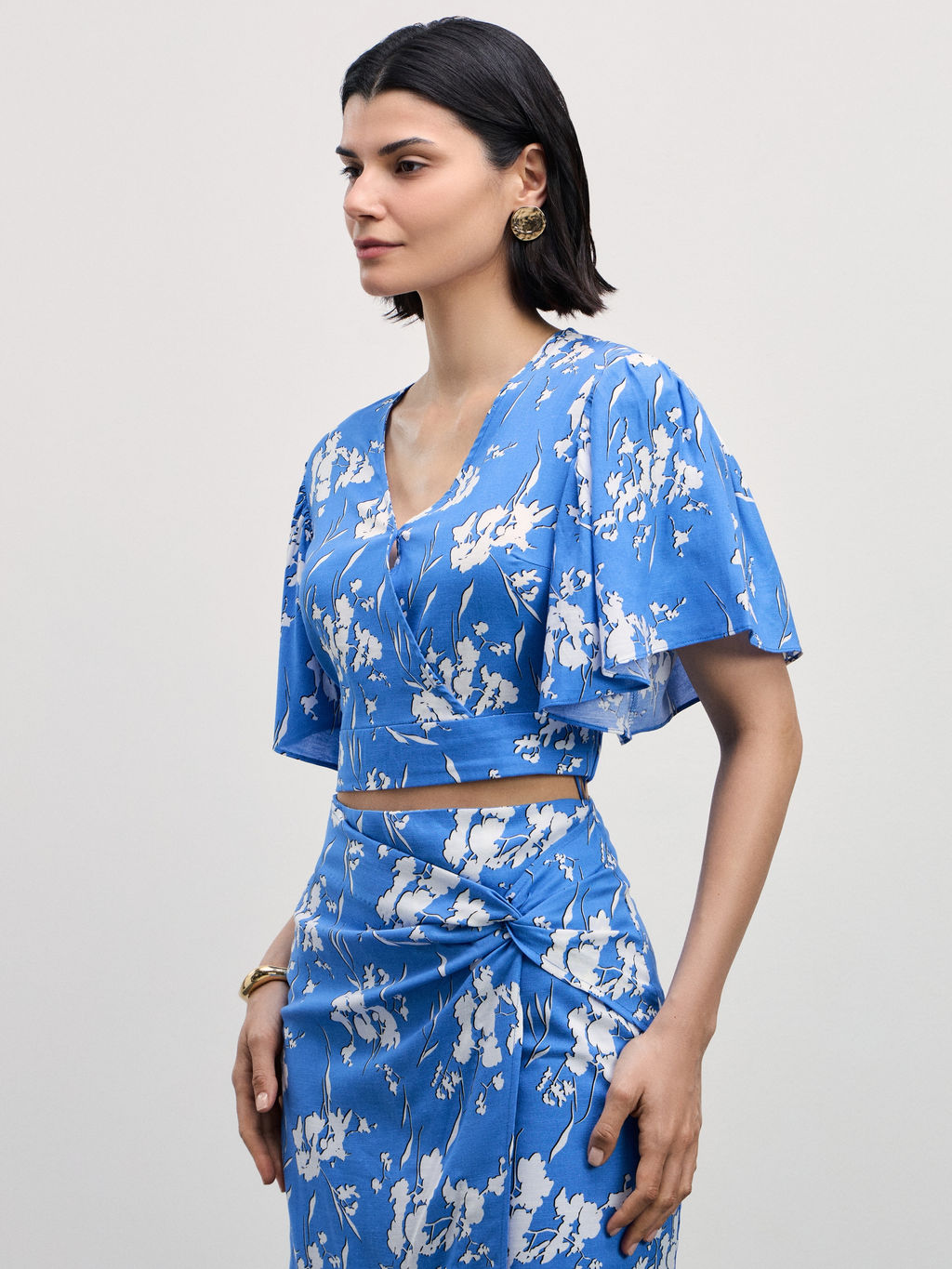 Блузка с принтом / Zarina  фото 4