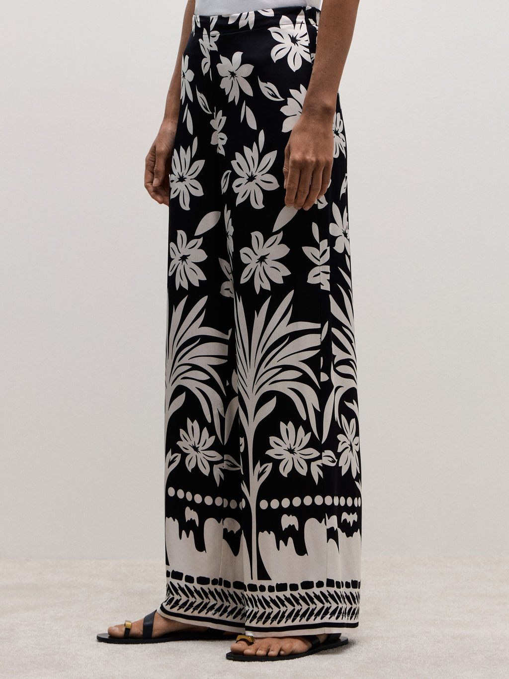 Прямые брюки из вискозы / Zarina  фото 5