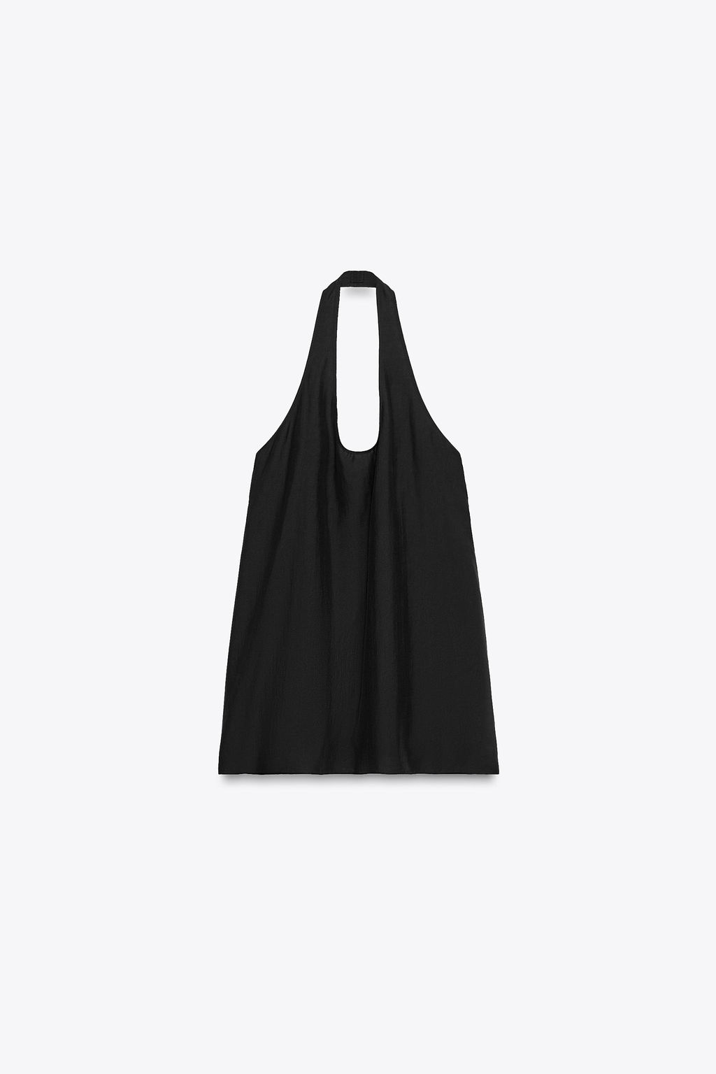 ZW COLLECTION FLOWING HALTER TOP - Zara фото 7