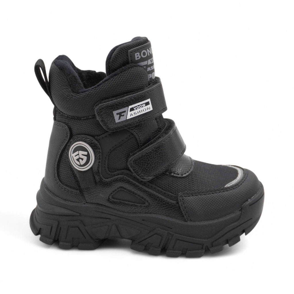 Ботинки мембранные на меху В6662-21 черные - BONCY фото 2