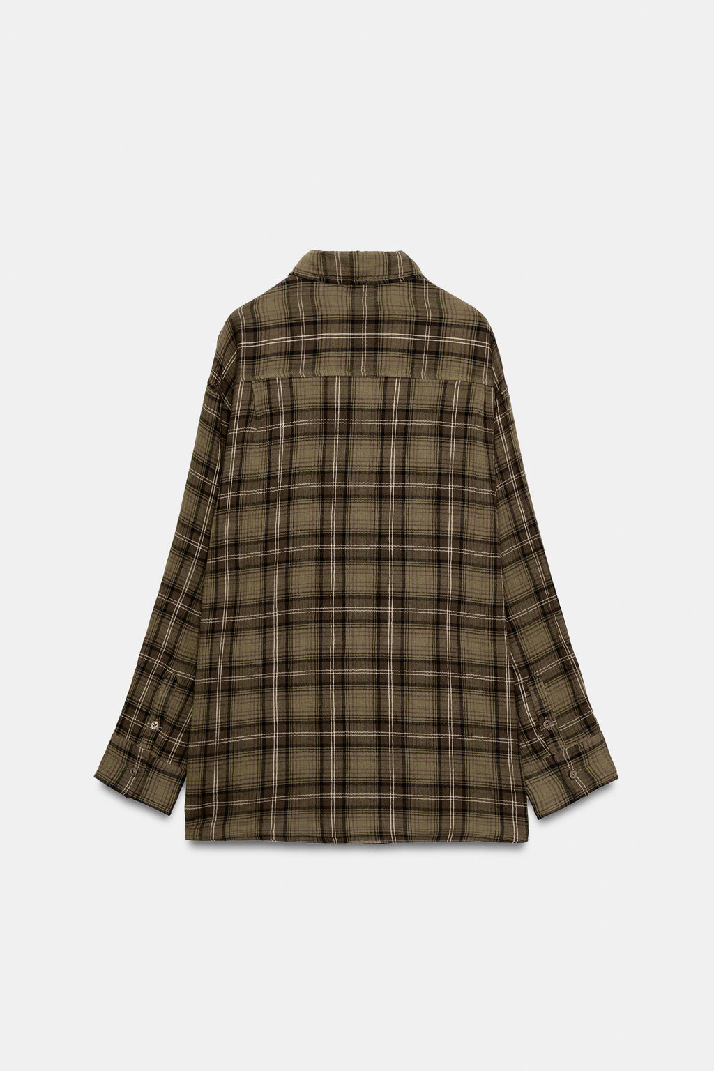 OVERSIZE CHECK SHIRT - Zara фото 7