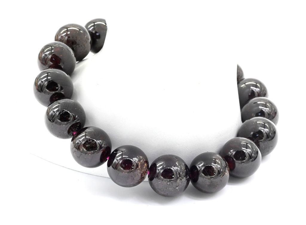 Браслет из граната шарик 11мм