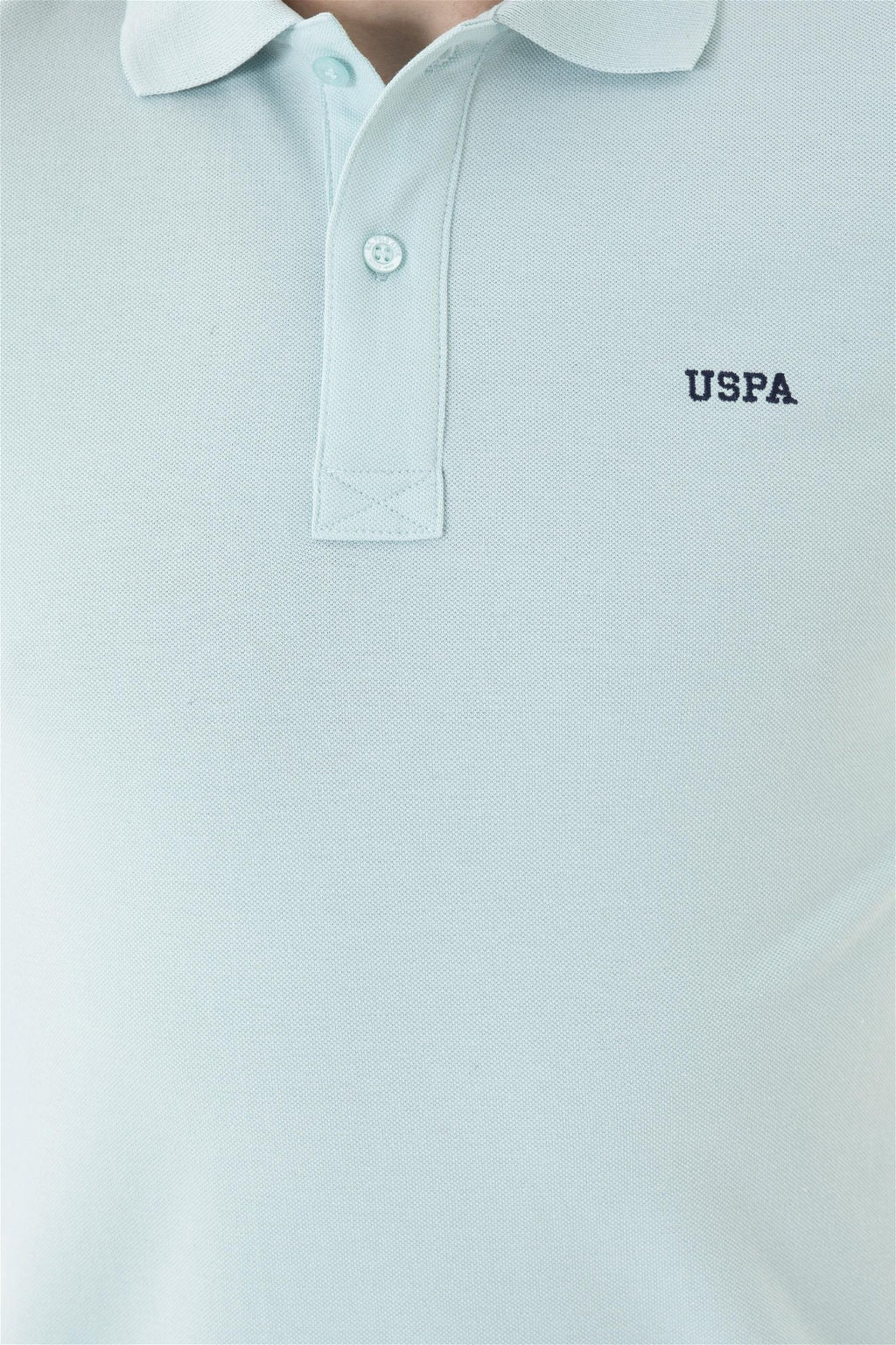 Мужская базовая футболка цвета водного зеленого цвета - U.s. polo assn фото 7