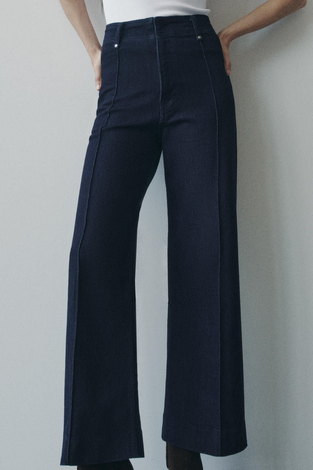 ZW COLLECTION WIDE-LEG HIGH-WAIST JEANS - Zara фото 52