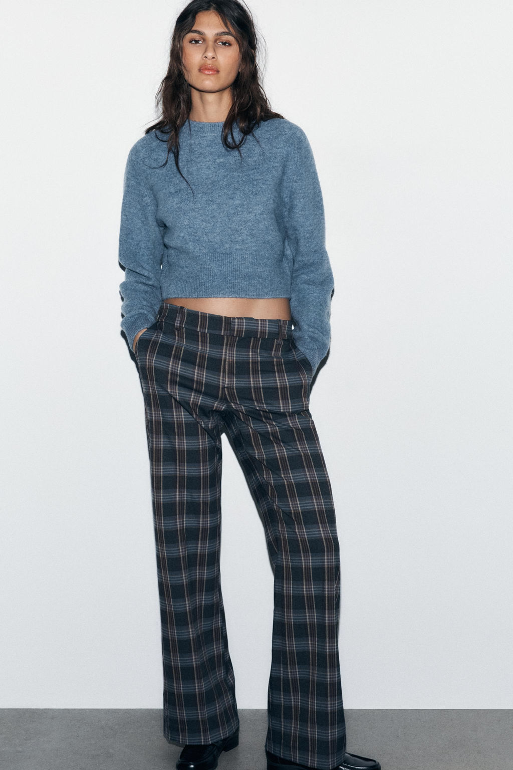 CHECK TROUSERS - Zara фото 9