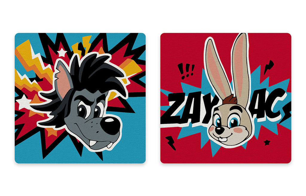 ФРЕЯ CMF-PNBM-007 Набор для раскрашивания по номерам (на магните) 9 х 9 см Ну, погоди! Комикс