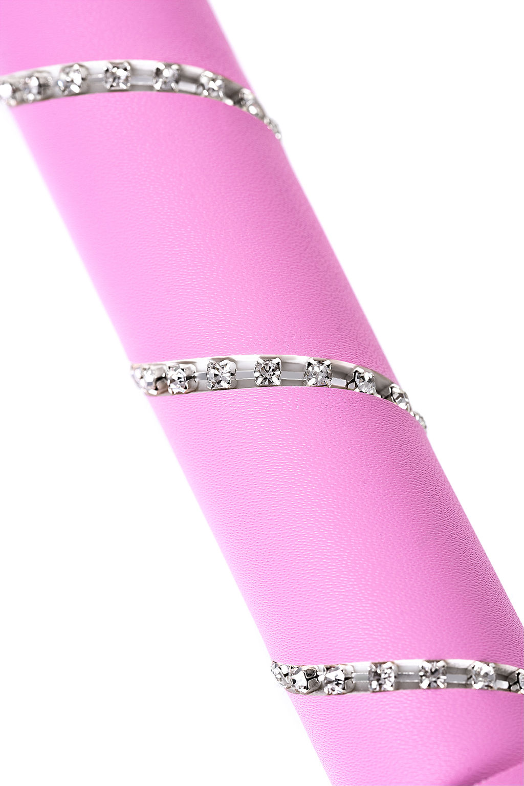 Флоггер Anonymo #0006, PU кожа, розовый, 64 см - Toyfa фото 8