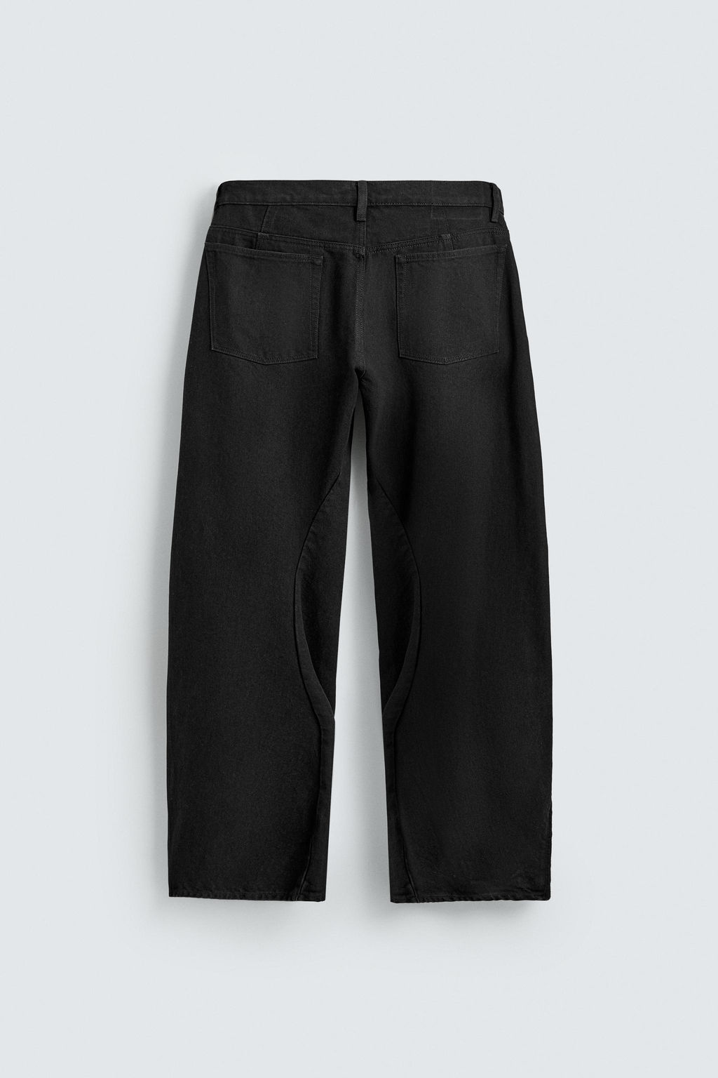 JEANS BARREL FIT CREMALLERAS / Negro - Zara фото 9