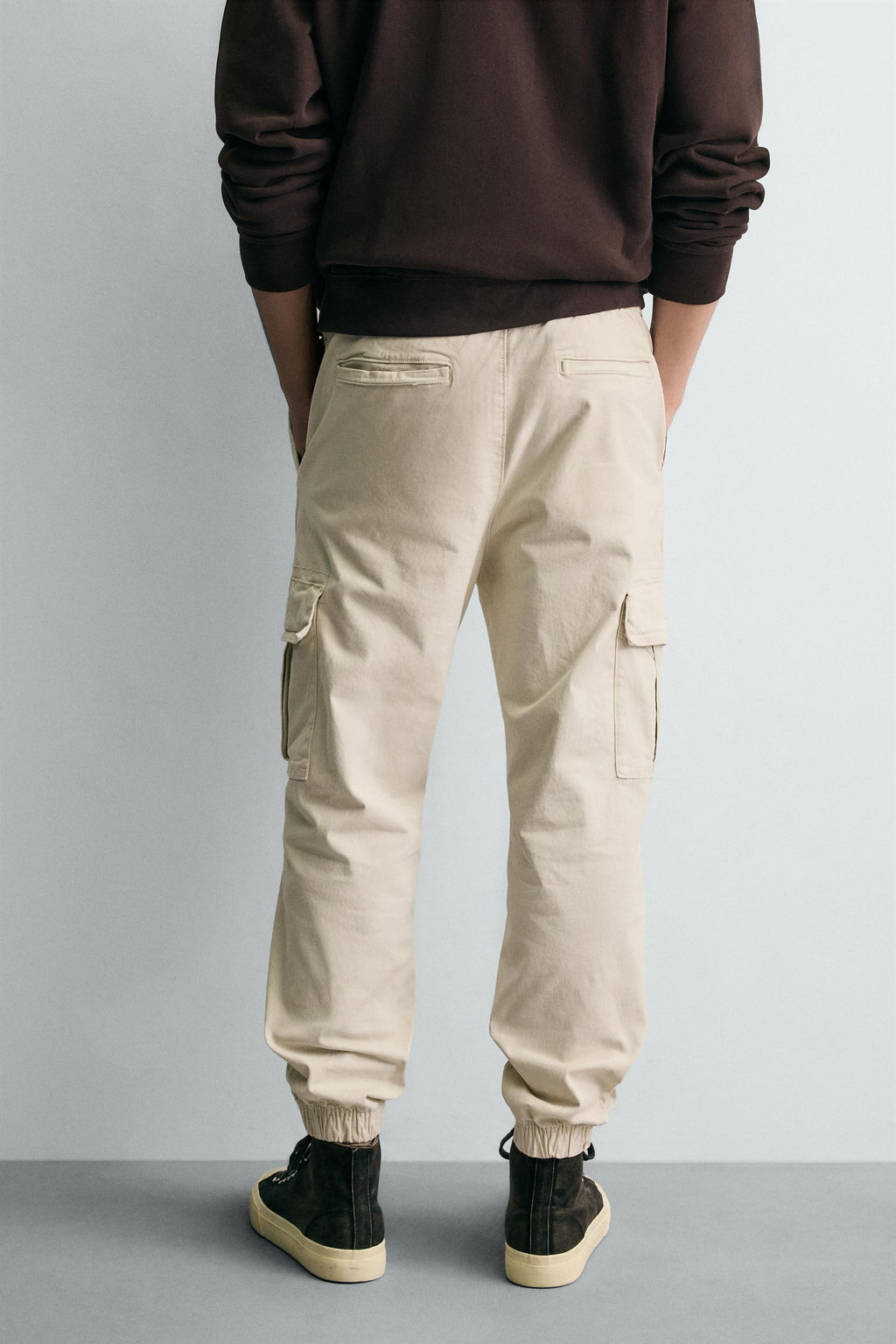 PANTAL?N CARGO SLIM FIT / Hielo - Zara фото 3