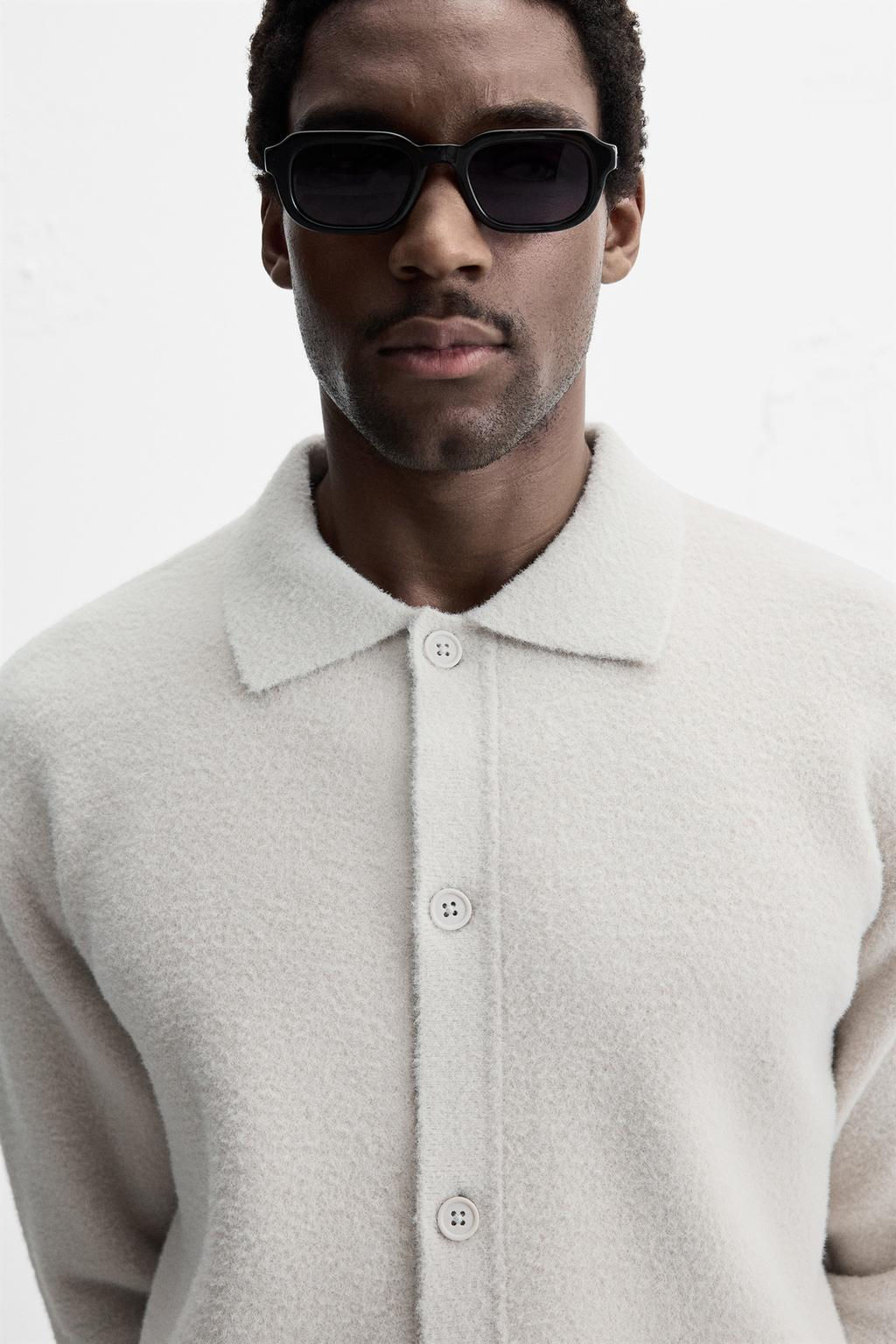 TEXTURED CARDIGAN - Zara фото 6