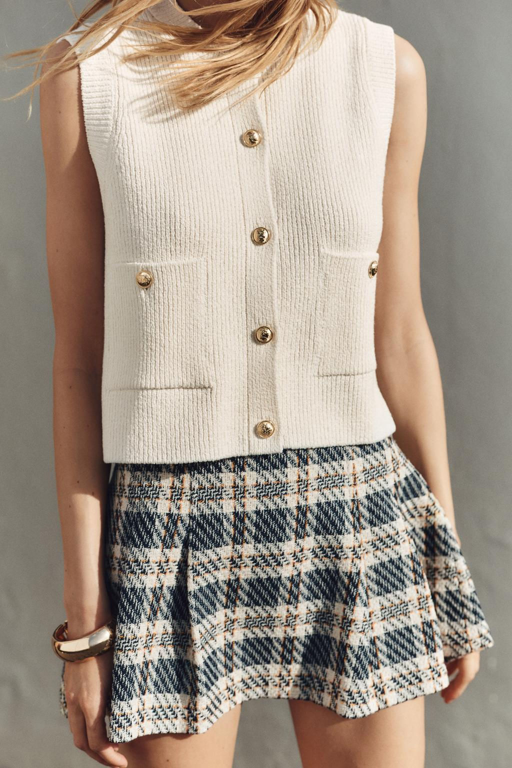 PLAIN KNIT TOP - Zara фото 2
