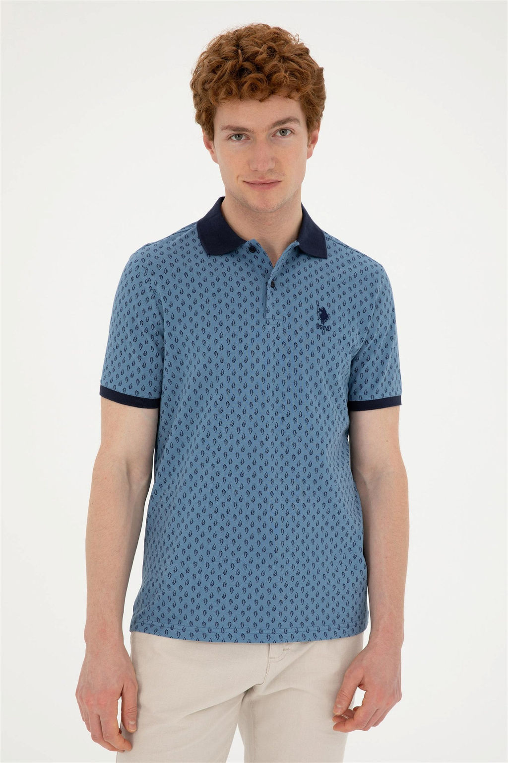 Мужская футболка цвета индиго Неожиданная скидка в корзине - U.s. polo assn фото 3