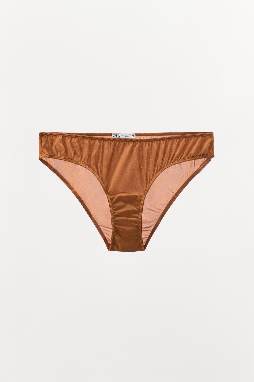 LIMITED EDITION SILK BRIEFS - Zara фото 4