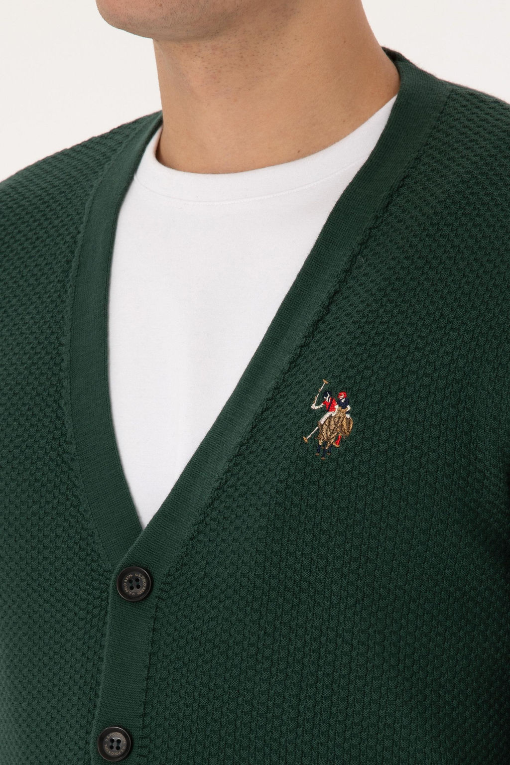 Erkek Koyu Ye_il Basic Triko H_rka - U.s. polo assn фото 7