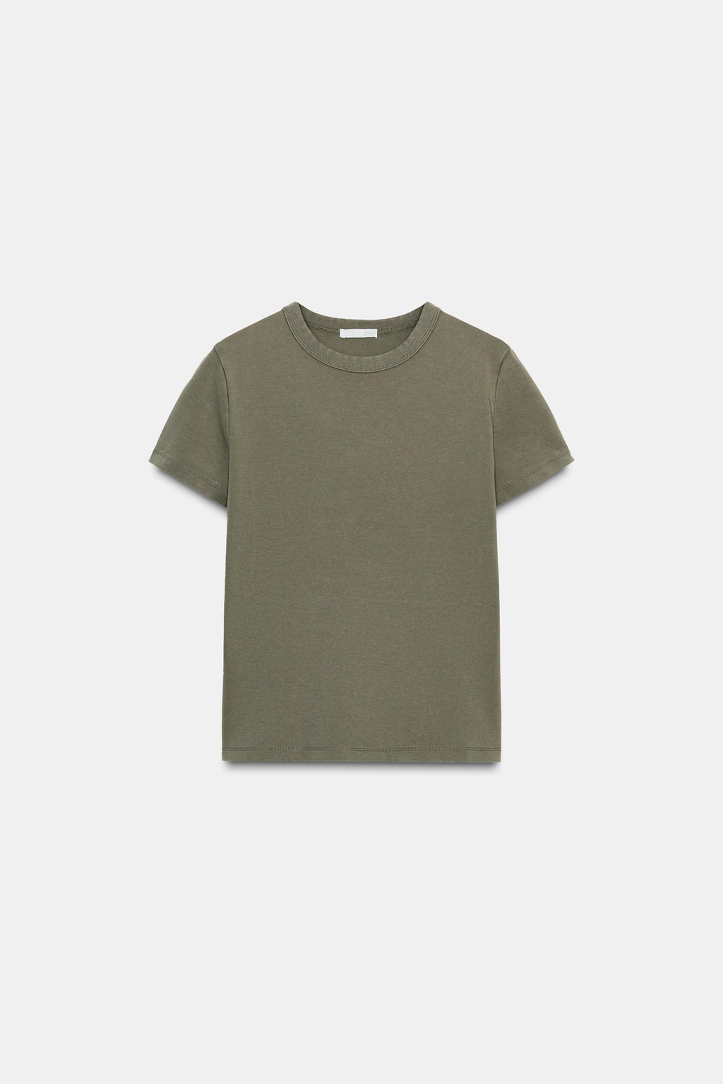 SHORT SLEEVE INTERLOCK T-SHIRT - Zara фото 5