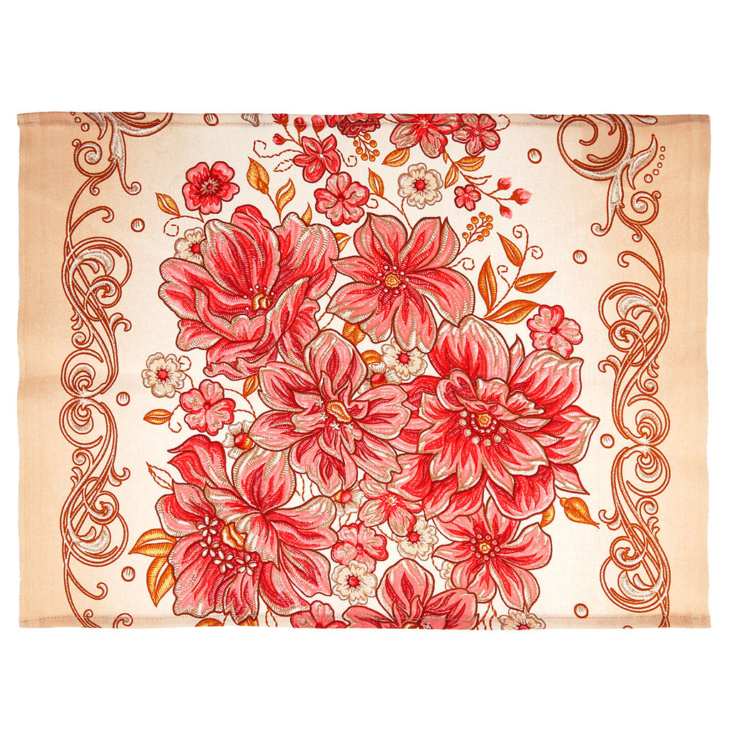 Салфетка сервировочная 50х38см Летние мотивы-1, хлопок Премиум 236г/м2, без упаковки, Домашняя мода (Россия)  фото 2