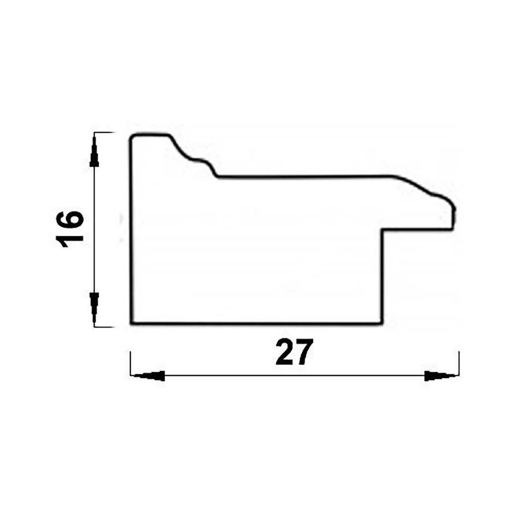 Рамка Gamma ПРК-23 21 х 30 см пластик. с оргстеклом зеленый