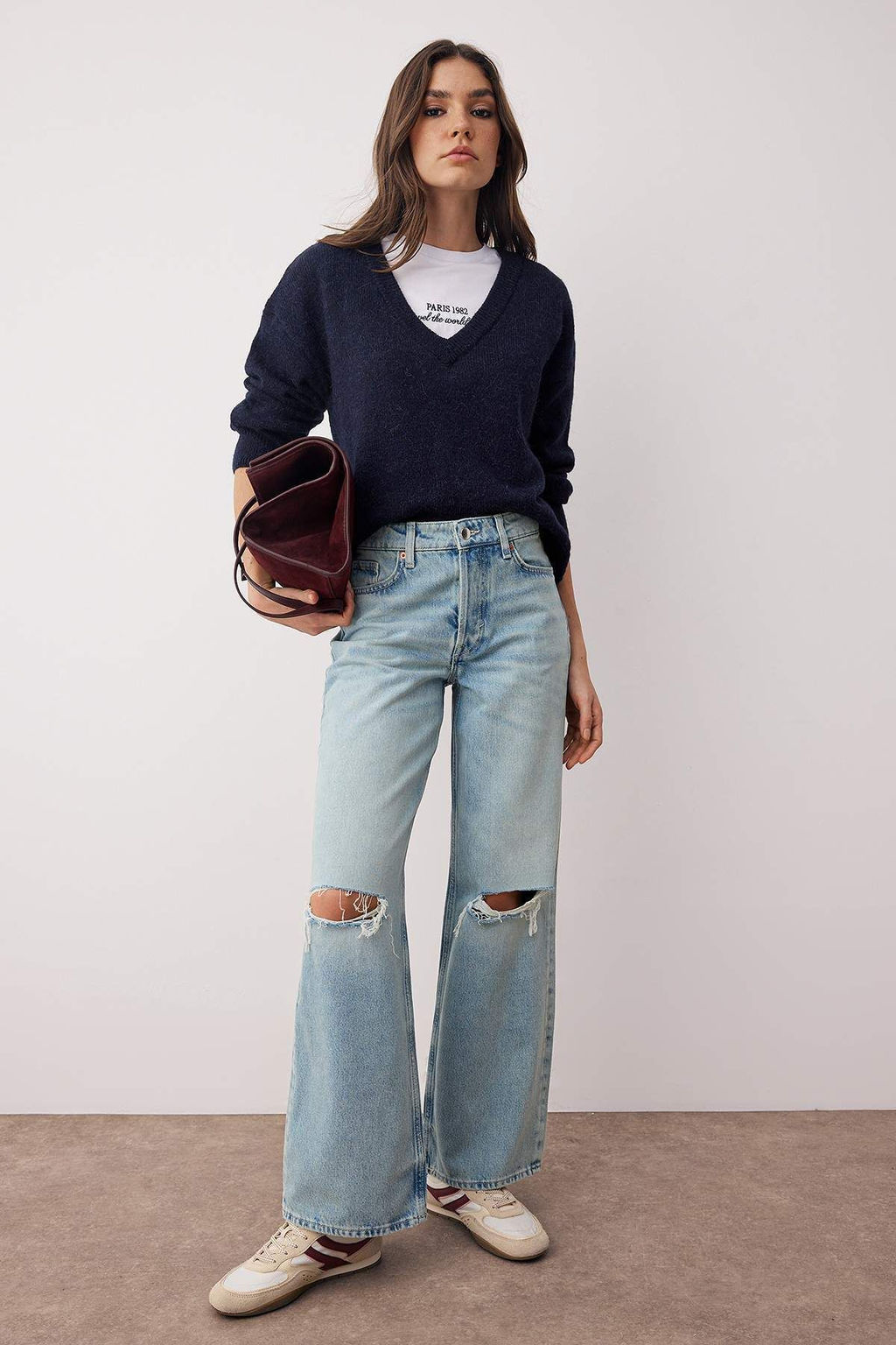 Mavi Y?rt?kl? Normal Bel Yeni Straight Jeans TWOAW26JE00191