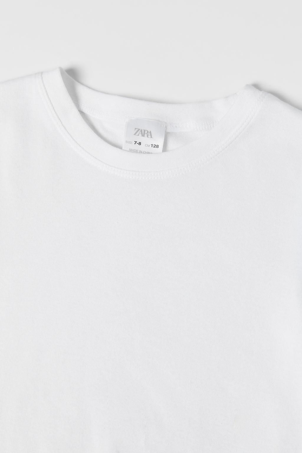 AGES 6-14/ 2-PACK OF BASIC T-SHIRTS - Zara фото 4