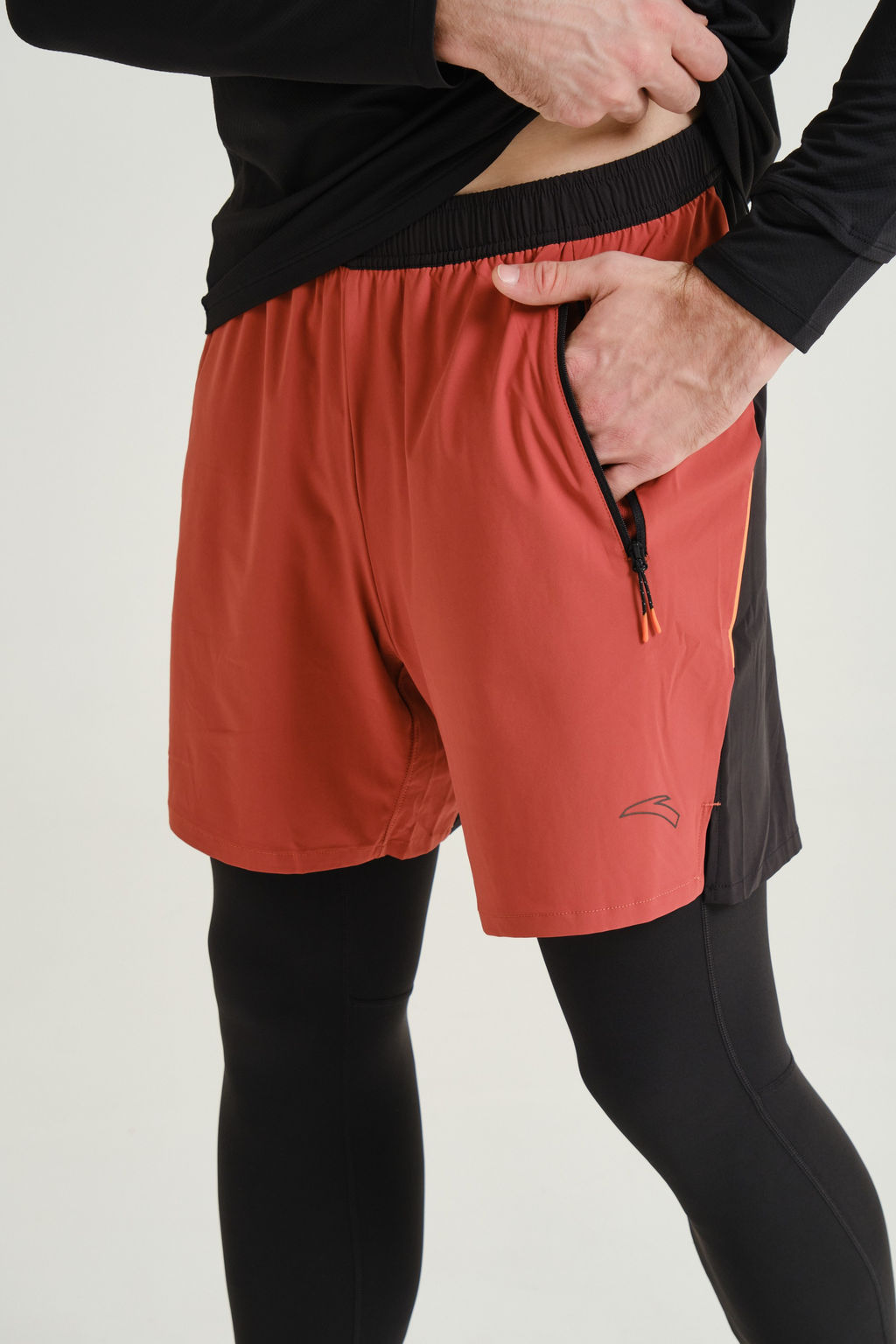 Тайтсы 2-в-1 Красный/Черный - Anta фото 5