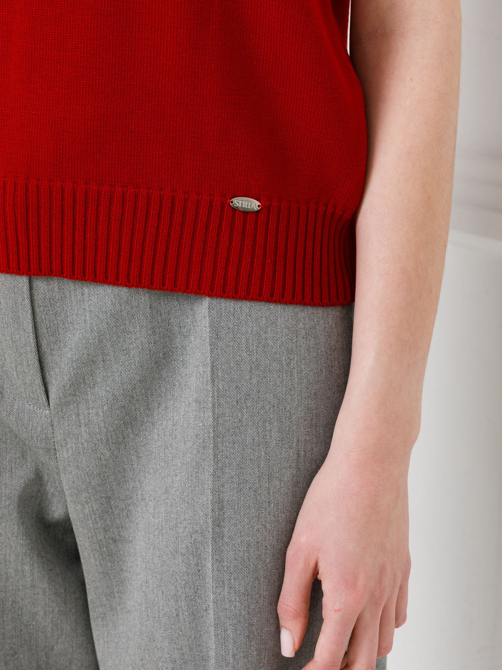 Блузка вязаная