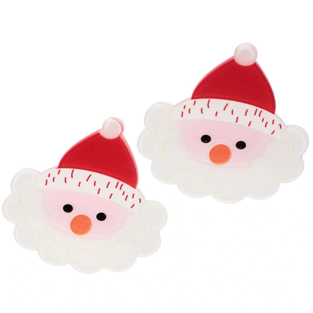 Цена за 4 шт. Аксессуары для волос детские 6шт "БИСКВИТ", Дед Мороз,14*6см