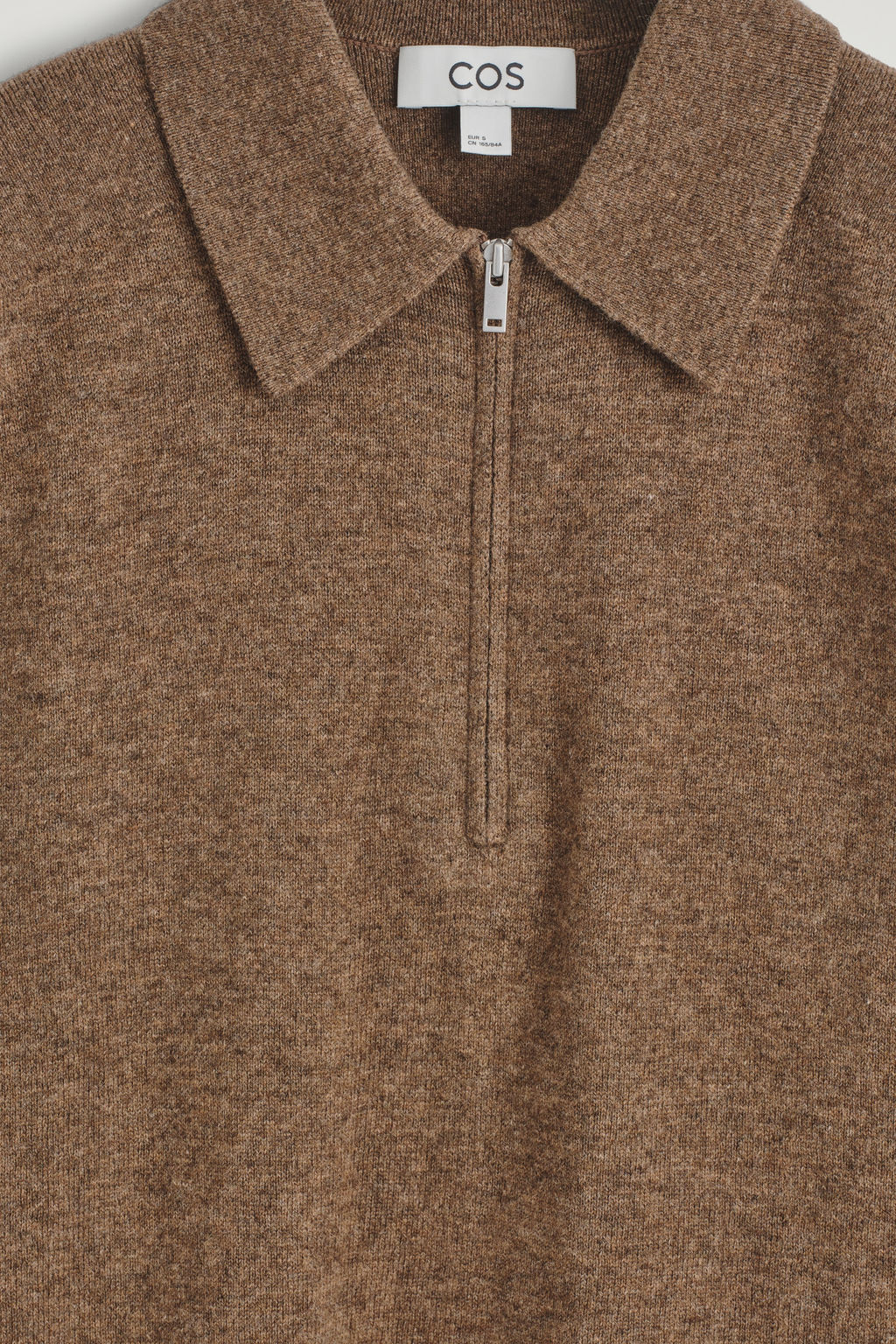 POLO DE CREMALLERA DE MEZCLA DE LANA MERINO Y YAK - H&m фото 2